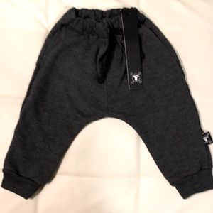 NUNUNU-French terry pants-Grey. Love this brand!! 12-18M